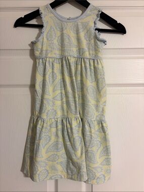 Tara Classics Girls Pastel Floral Ruffle Tiered Knit Dress